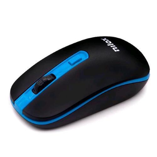 NILOX MOUSE WIRELESS 2.4GHz 4 PULSANTI 1.600 DPI BLACK/BLUE