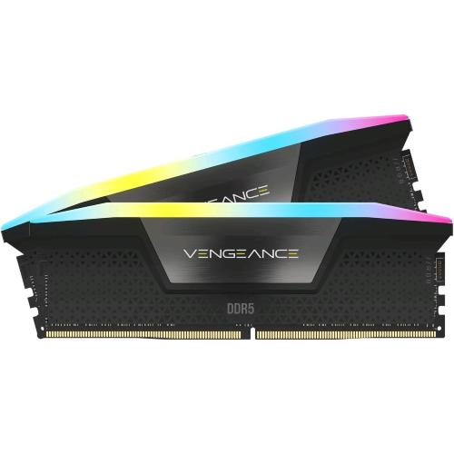 CORSAIR VENGEANCE RGB DDR5 32GB 2 x 16GB DDR5 6000MHz XMP CL38 DIMM BLACK