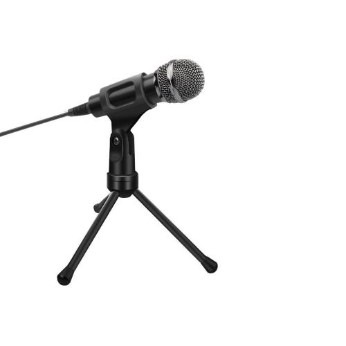 EQUIP 245341 MICROFONO DA TAVOLO STEREO CONNETTORE JACK 3.5MM BLACK
