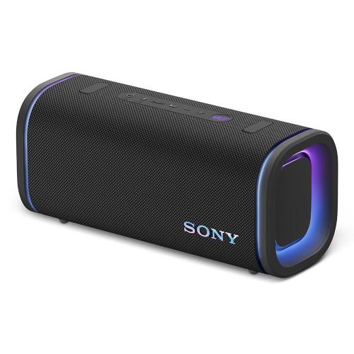 SONY ULT FIELD 5 POTENTE SPEAKER PORTATILE BLUETOOTH BATTERIA DA 25 ORE 2 MODALITÀ ULT POWER SOUND IP67 IMPERMEABILE ANTIPOLVERE 360 LUCI TRACOLLA STACCABILE COMPATTO NERO