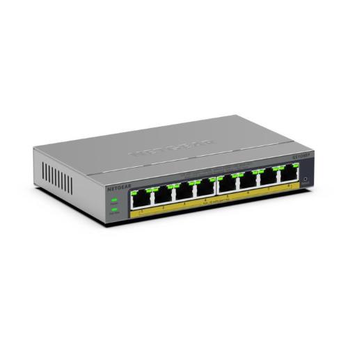 NETGEAR GS108EP Gestito L2/L3 Gigabit Ethernet (10/100/1000) Grigio