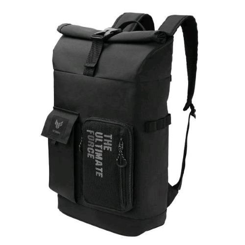 ASUS TUFGAMING ZAINO PER NOTEBOOK DA 17" IN TESSUTO IDROREPELLENTE 2 SCOMPARTI 2 TASCHE FRONTALI NERO
