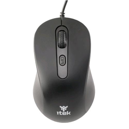 ITEK CLK C01 MOUSE OTTICO USB AMBIDESTRO 3.600 DPI NERO