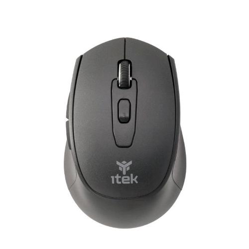 ITEK CLK W24B MOUSE OTTICO ERGONOMICO WIRELESS 2.4GHz + BLUETOOTH 1.600 DPI NERO