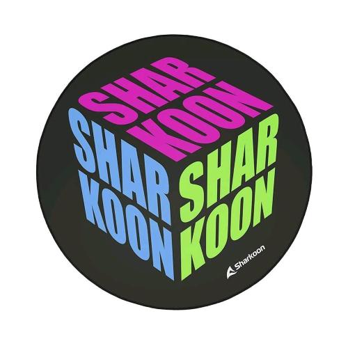 SHARKOON SFM11 CUBE MOUSEPAD TAPPETINO GAMING DIAMETRO 120CM SPESSORE 5MM BASE ANTISCIVOLO POLIESTERE