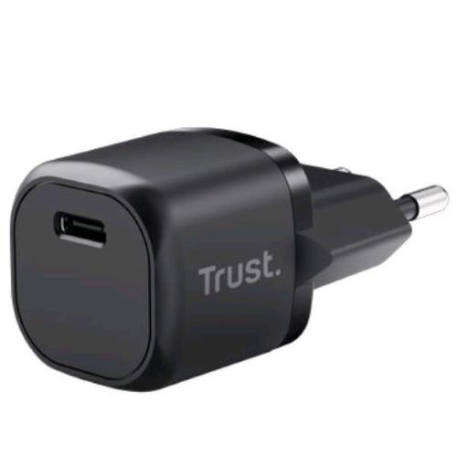 TRUST MAXO CARICABATTERIE DA RETE PD 20W 1x USB-C ULTRACOMPATTO NERO