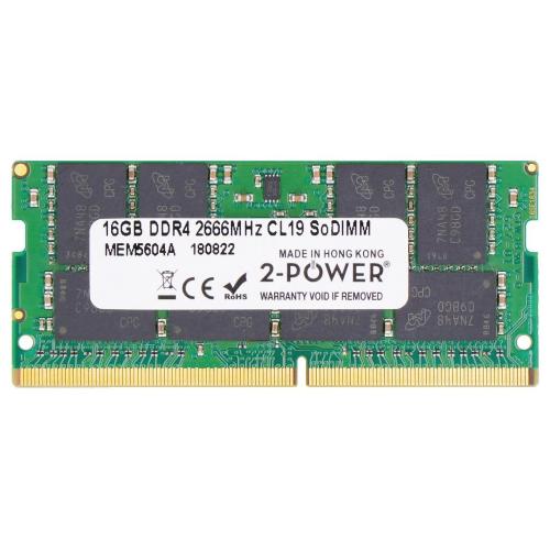 16GB DDR4 2666MHz CL19 SoDIMM