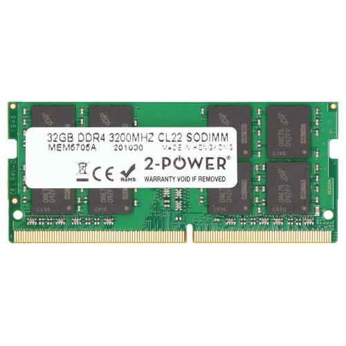32GB DDR4 3200MHz CL22 SODIMM