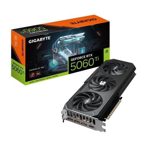 GIGABYTE GeForce RTX 5060 Ti Gaming OC 16GB GDDR7 DLSS4 1*HDMI/3*DisplayPort PCi Ex 5.0 16x