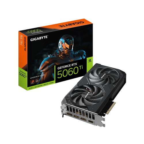 GIGABYTE GeForce RTX 5060 Ti WINDFORCE OC 16GB GDDR7 DLSS4 1*HDMI/3*DisplayPort PCi Ex 5.0 16x