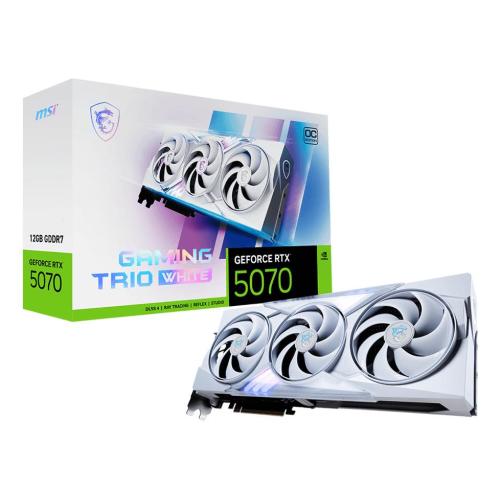 M0 GeForce RTX 5070 12G GAMING TRIO OC WHITE 12GB GDDR7 DLSS4 1*HDMI/3*DisplayPort PCi Ex 5.0 16x