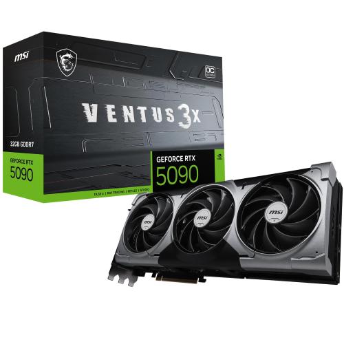 M0 GeForce RTX 5090 32G Ventus 3X OC GDDR7 DLSS4 1*HDMI/3*DP PCi Ex 5.0 16x