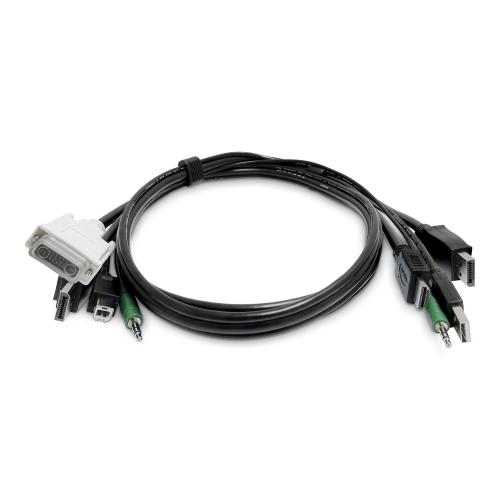 CAVO KVM DA HDMI/DP A DVI/DP