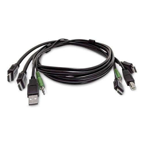 CAVO KVM DOPPIO HDMI, USB 2.0