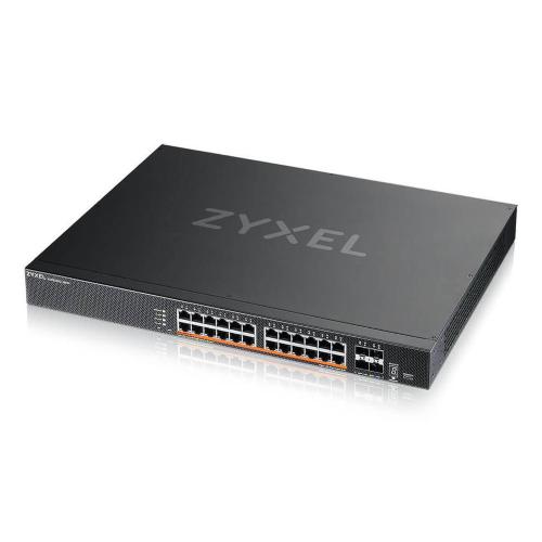 ZYXEL XMG2230-28HP-ZZ0101F SWITCH GESTITO L3 - 24 PORTE 2.5 MGigabit PoE (PoE max 700 W) 4 PORTE 10GbE SFP+ MONTABILE SU RACK