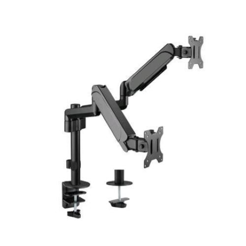 CONCEPTRONIC 650133 STAFFA DA SCRIVANIA DOPPIO MONITOR 17"-32" SCHERMO PIATTO NERO