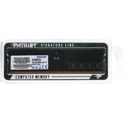 PATRIOT SIGNATURE LINE 32GB DDR5 5.600MHz DIMM