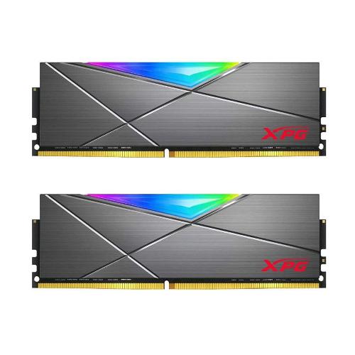 ADATA XPG SPECTRIX D50 RGB KIT MEMORIA RAM 2x16GB 32GB TOTALI 3.600MHz TECNOLOGIA DDR4 TIPOLOGIA DIMM CL18 GREY