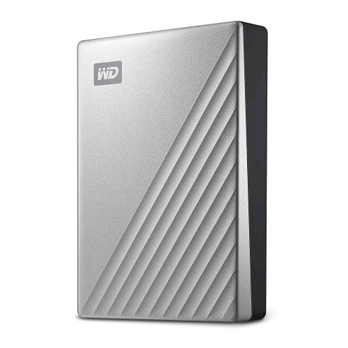WESTERN DIGITAL MY PASSPORT ULTRA HDD ESTERNO 4.000GB INTERFACCIA USB 3.2 COLORE SILVER