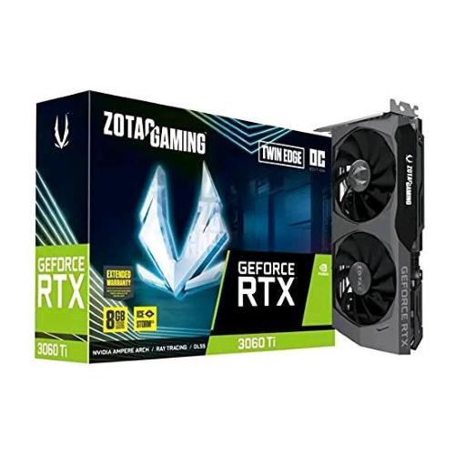 ZOTAC SCHEDA GRAFICA GEFORCE RTX 3060 Ti TWIN EDGE OC LHR 6GB GDDR6 HDMI 3xDP PCI EX 4.0 16X