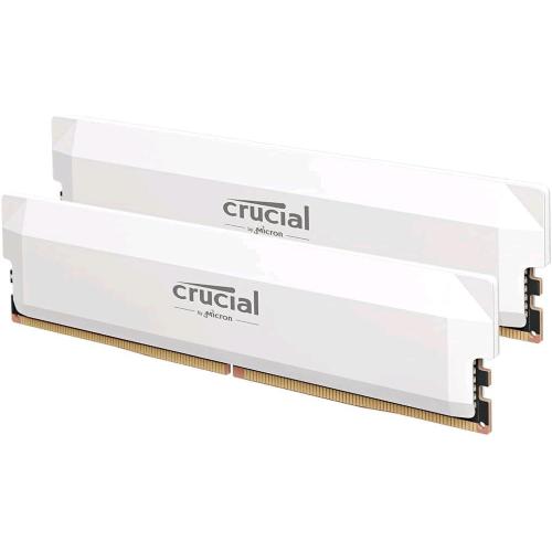 CRUCIAL PRO OVERCLOCKING EDITION 32GB KIT 2 x 16 GB DDR5 6.000MHz XMP 3.0 / EXPO CL36 RAM BIANCO