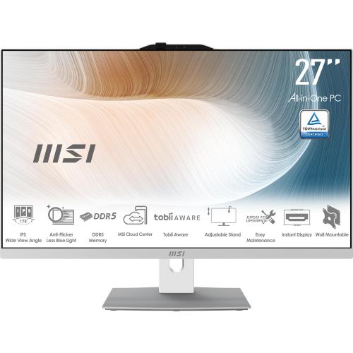 MSI MICROSTAR AIO 27CORE 5 8GB 512GB W11P WH C5 120U IPS MODERN BLACK