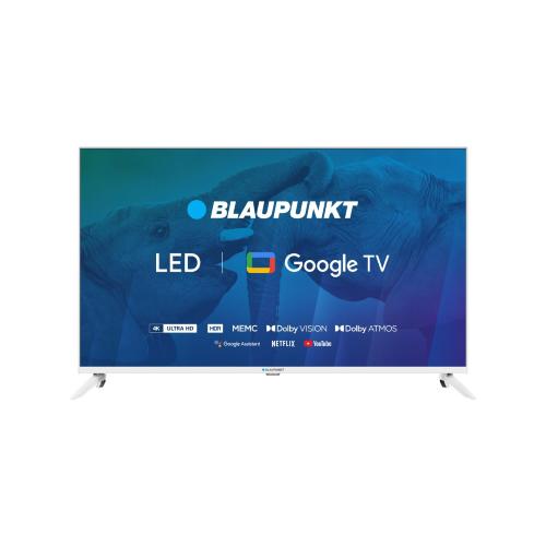 TV 43 BLAUPUNKT 4K DBT2 GOOGLE TV DVBT2 DVBS2 NEW SMART BIANCO WIFI