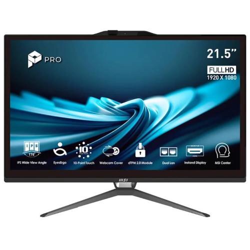 MSI MICROSTAR AIO 21,5 PEN 8GB 128GB BK W11P TCH G7400 MULTITOUCH FHD ANTIGLA WEBCAM
