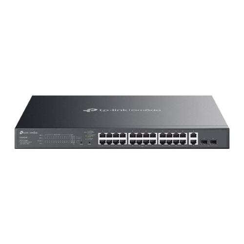 TP-Link Omada ES228GMP switch di rete Gestito L2 Gigabit Ethernet (10/100/1000) Supporto Power over Ethernet (PoE) Nero