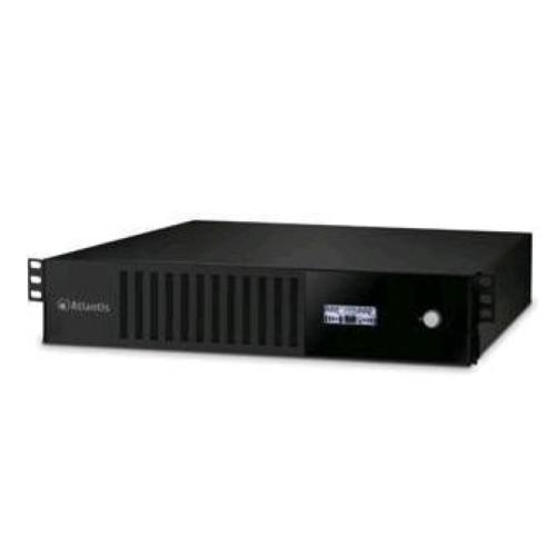 ATLANTIS A03-HP3001-RC UPS 3000VA (1800W) SERVER RACK-2U SINEWAVE LINE INTERACTIVE CON AVR BOOST E BUCK LCD 3 BATTERIE 12V 10Ah 8 X IEC