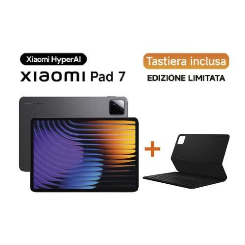 XIAOMI PAD 7 11.2" 3.2K 144Hz OCTA CORE 128GB RAM 8GB WI-FI GRAVITY GREY + TASTIERA