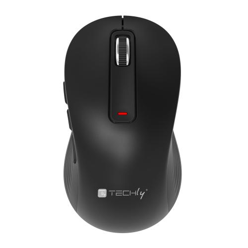 Mouse Ottico Wireless 2.4 GHZ 5D 1000/1200/1600 Dpi Nero