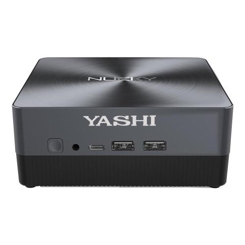 YASHI NUCKY NY336 MINI PC AMD RYZEN 3 3300U RAM 8GB-SSD 256GB NVMe AMD RADEON GRAPHICS-WI-FI 6 + GIGABIT LAN-WIN 11 PROF ARGENTO
