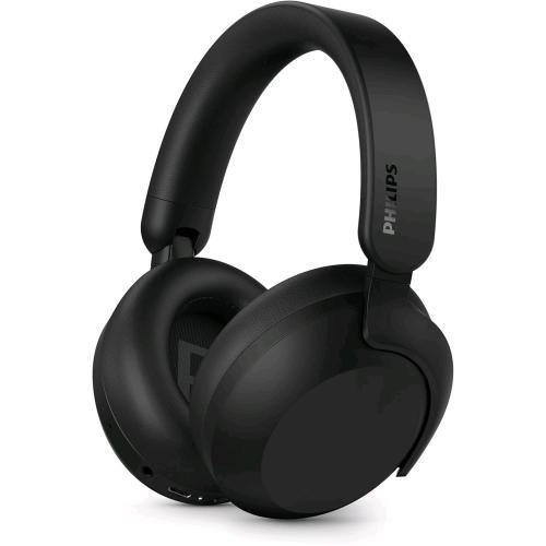 PHILIPS TAH8000EBK/00 CUFFIE BLUETOOTH OVER-EAR WIRELESS CANCELLAZIONE DEL RUMORE 70H DI RIPRODUZIONE ASSISTENTE VOCALE COMPATIBILE NERO