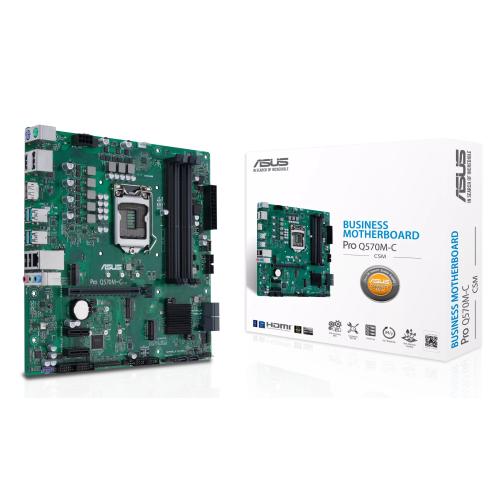ASUS PRO Q570M-C/CSM - Intel - LGA 1200 - Intel® Celeron® - Intel® Core™ i3 - Intel® Core™ i5 - Intel® Core™ i7 - Intel® Core™ i9 - Intel® Pentium® - DDR4-SDRAM