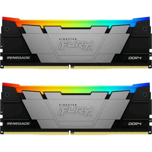 KINGSTON FURY RENEGADE RGB 64GB 2 x 32GB DDR4 3200MT/s CL16 DIMM NERO