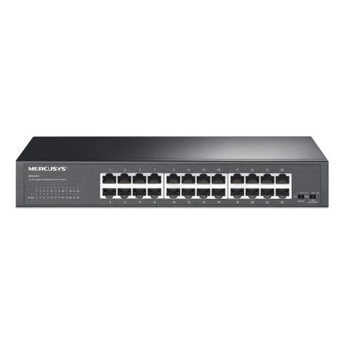 MERCUSYS SWITCH DESKTOP/RACK 24P STEEL CASE 48GBPS 24P GIGABIT