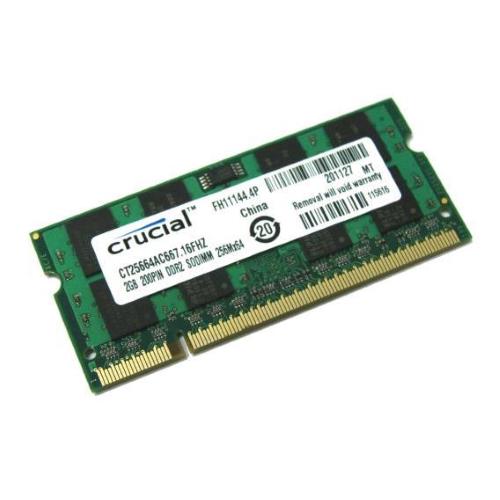 SO-DIMM 2GB 667 MHZ CRUCIAL