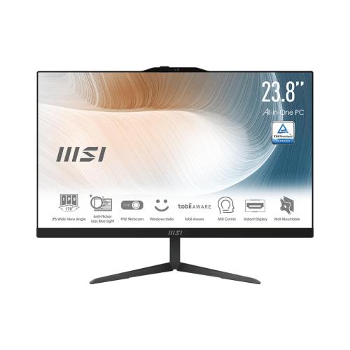 MSI MICROSTAR AIO 23,8 I5 8GB 512GB W11P BK I5-1235U IPS NO TCH NO ODD BLACK