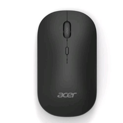 ACER AMR130 MOUSE OTTICO WIRELESS DUAL MODE BLUETOOTH 5.2 + WIRELESS 2.4GHz 4 PULSANTI 1.600 DPI REGOLABILI NERO