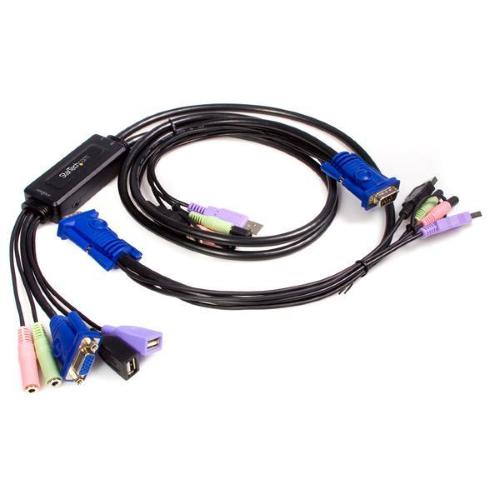 2 PORT VGA + USB CABLE KVM