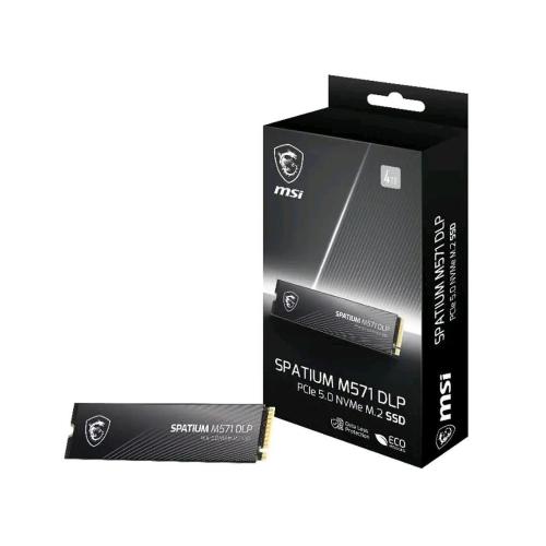 MSI SPATIUM M571 DLP SSD 2TB M.2 2280 NVMe PCIe Gen5 x4 - LETTURA 14.500 MB/s - SCRITTURA 11.000 MB/s