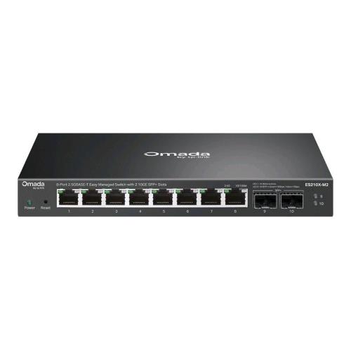 TP-LINK ES210X-M2 OMADA SWITCH GESTITO L2+ 8 x 2.5GBase-T + 2 x 10 Gigabit SFP+ (uplink) DESKTOP
