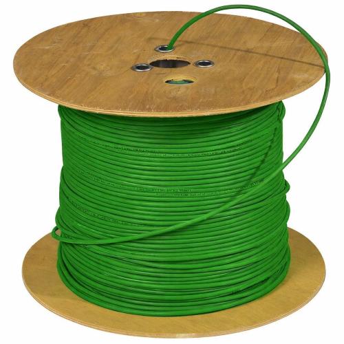 Cavo Cat. 6A Rigido F/FTP LSZH Armato in Matassa 100 m Verde