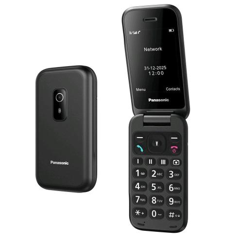 PANASONIC TF600 4G 2.8" DESIGN A CONCHIGLIA FOTOCAMERA CALCOLATRICE TORCIA MP3 E REGISTRATORE BLUETOOTH 3.0 4G NERO