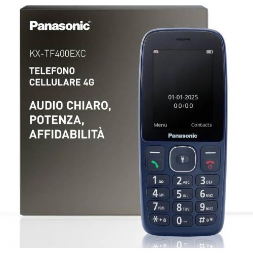 PANASONIC TELEFONO CELLULARE SENIOR ACUSTIC 2,4MP3 REG 4G FOTOC 0,3MP BLU