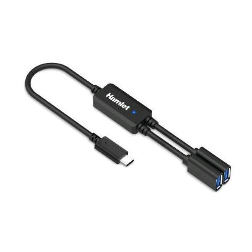 HUB USB-C 3.1 CON 2 PORTE USB-A 3.0