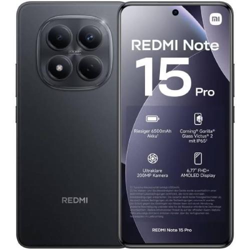 SM XIAOMI REDMI NOTE 15 PRO 4G BLAC 6,77 8+256GB