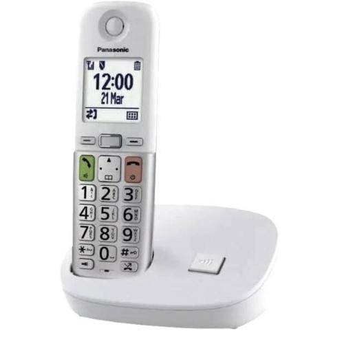 PANASONIC TELEFONO CORDLESS PAN TGU410 WHITE LCD 2.1/BLOCCO CH/COMP.APP.ACUST
