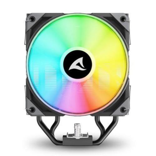 SHARKOON DISSIPATORE AD ARIA 1X 120MM ARGB PWM FAN, 4X COPPER PIPES, DIRECT TOUCH, TDP 220W, EFFETTO